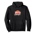 You Are Enough Outline Script Affirmation Hoodie - Graphic Print Unisex - T-Shirt, Sweatshirt, Hoodie