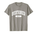 Overthinker 24 7 Funny Slogan Jersey T-Shirt - Aesthetic Graphic for Adults - T-Shirt, Sweatshirt, Hoodie