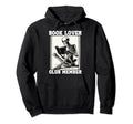 Book Lover Club Member Skeleton Reading Hoodie - Trendy Graphic Men Women - T-Shirt, Sweatshirt, Hoodie