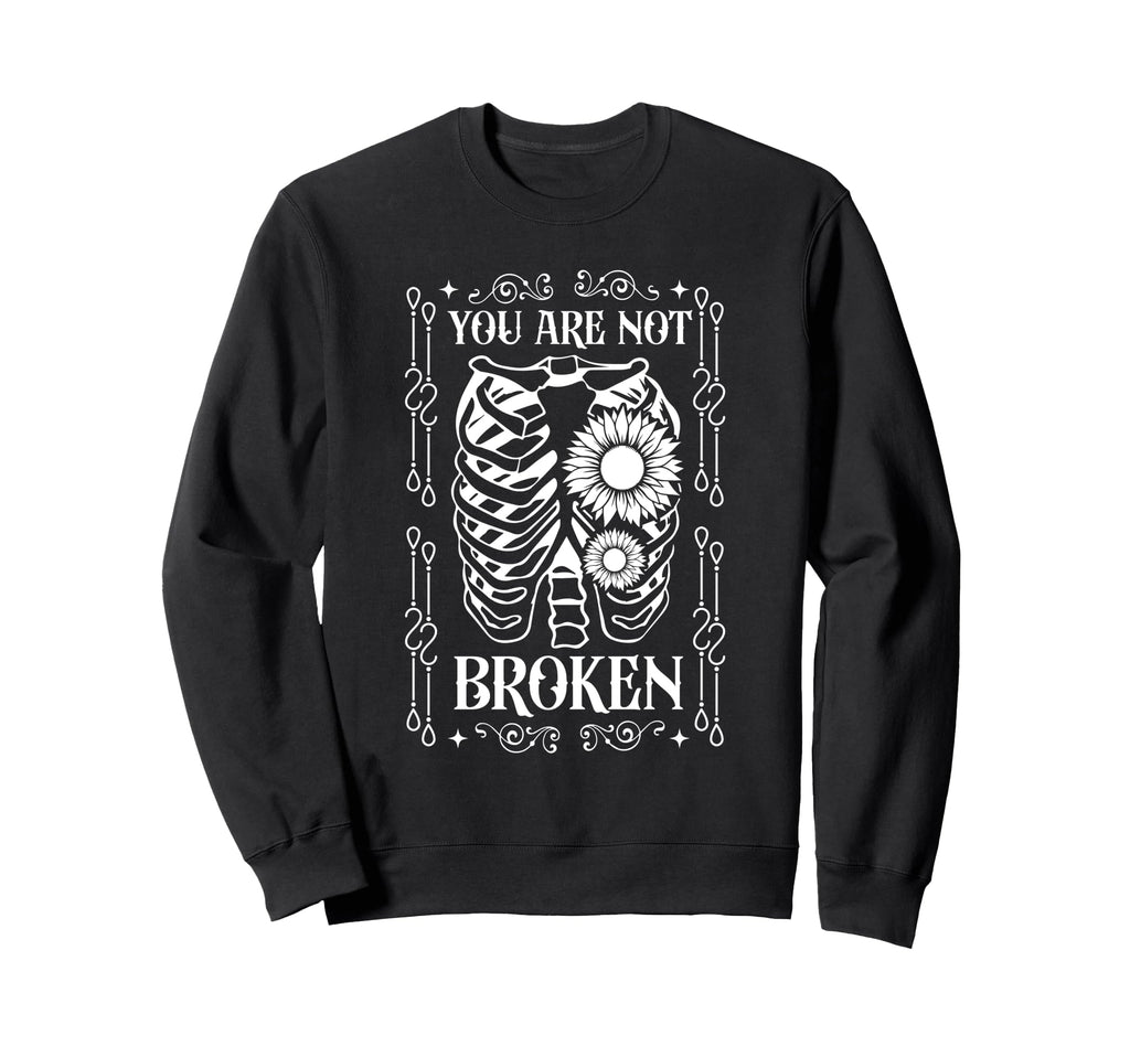 Mental Health Awareness Month End Stigma Sweatshirt - Trendy Graphic Unisex - T-Shirt, Sweatshirt, Hoodie
