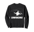 Funny Fishing Self Care Unwinding Sweatshirt - Custom Art Print for Adults - T-Shirt, Sweatshirt, Hoodie