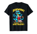Bookworm Please Im Book Dragon T-Shirt - Casual Everyday Wear for Adults - T-Shirt, Sweatshirt, Hoodie
