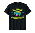Celebrate Neurodiversity Autism Adhd Asd T-Shirt - Minimalist Print Unisex - T-Shirt, Sweatshirt, Hoodie