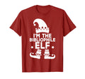 Im Bibliophile Elf Family Holiday T-Shirt - Minimalist Print Men Women - T-Shirt, Sweatshirt, Hoodie