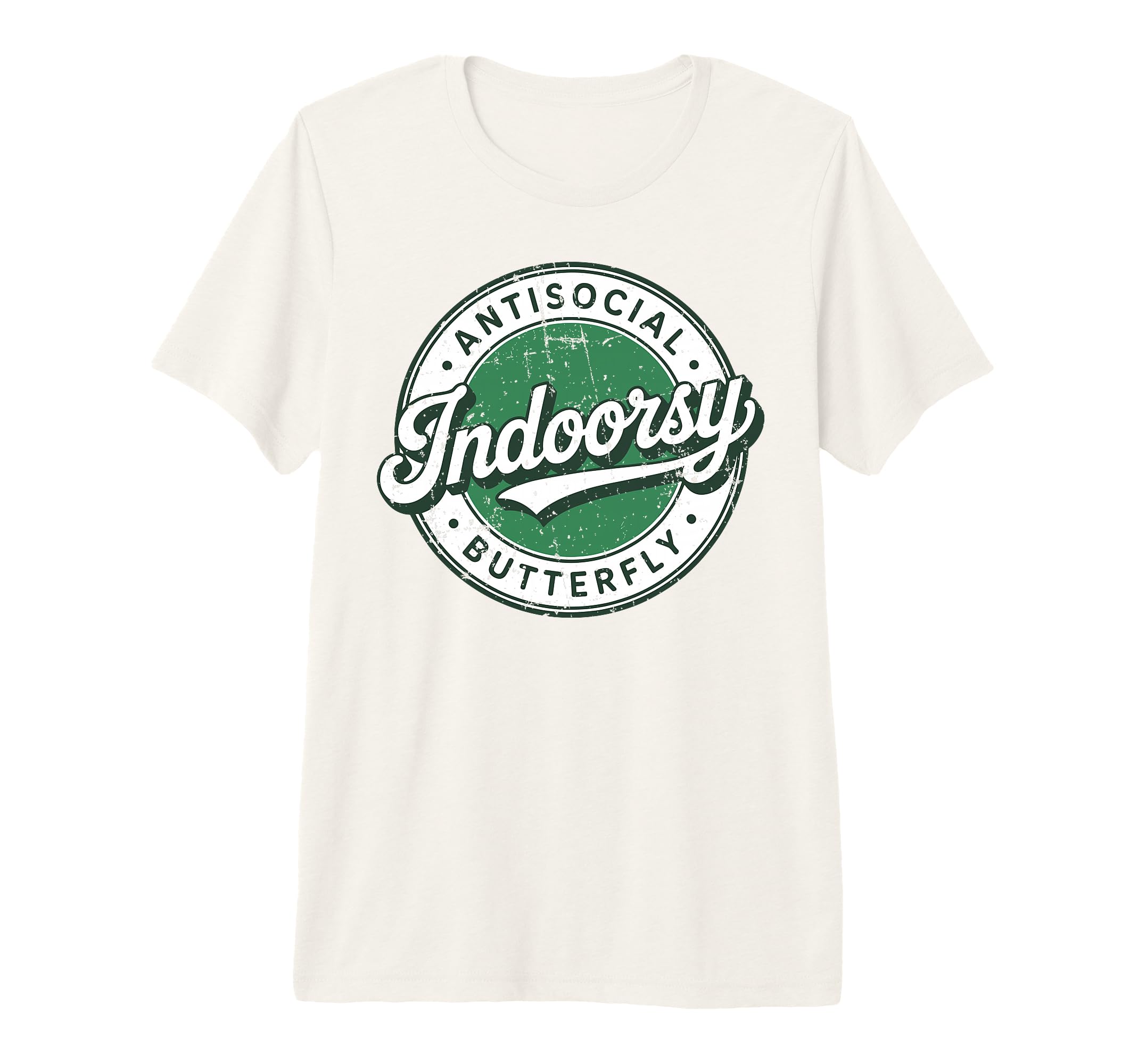 Indoorsy Antisocial Butterfly T-Shirt - Casual Everyday Wear Men Women - T-Shirt, Sweatshirt, Hoodie