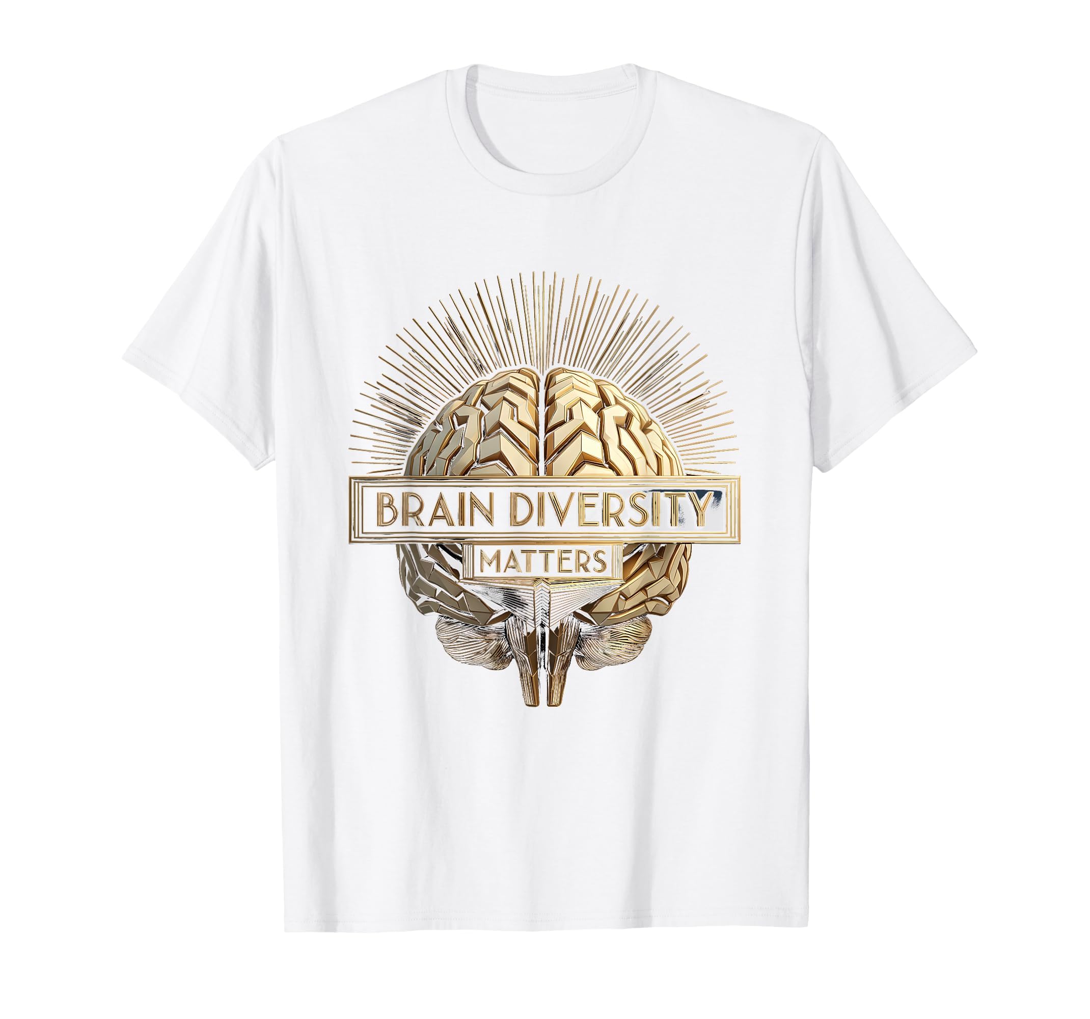 Brain Diversity Matters Neurodiversity T-Shirt - Minimalist Print Unisex - T-Shirt, Sweatshirt, Hoodie