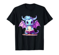 Funny Bookworm And Dragons Sweatshirt - Casual Everyday Wear Unisex - T-Shirt, Sweatshirt, Hoodie