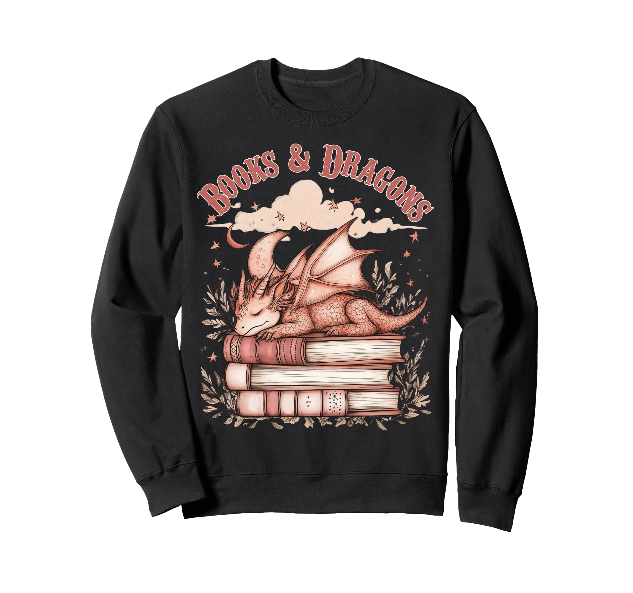 Whimsical Fantasy Books And Sweatshirt - Casual Everyday Wear Men Women - T-Shirt, Sweatshirt, Hoodie