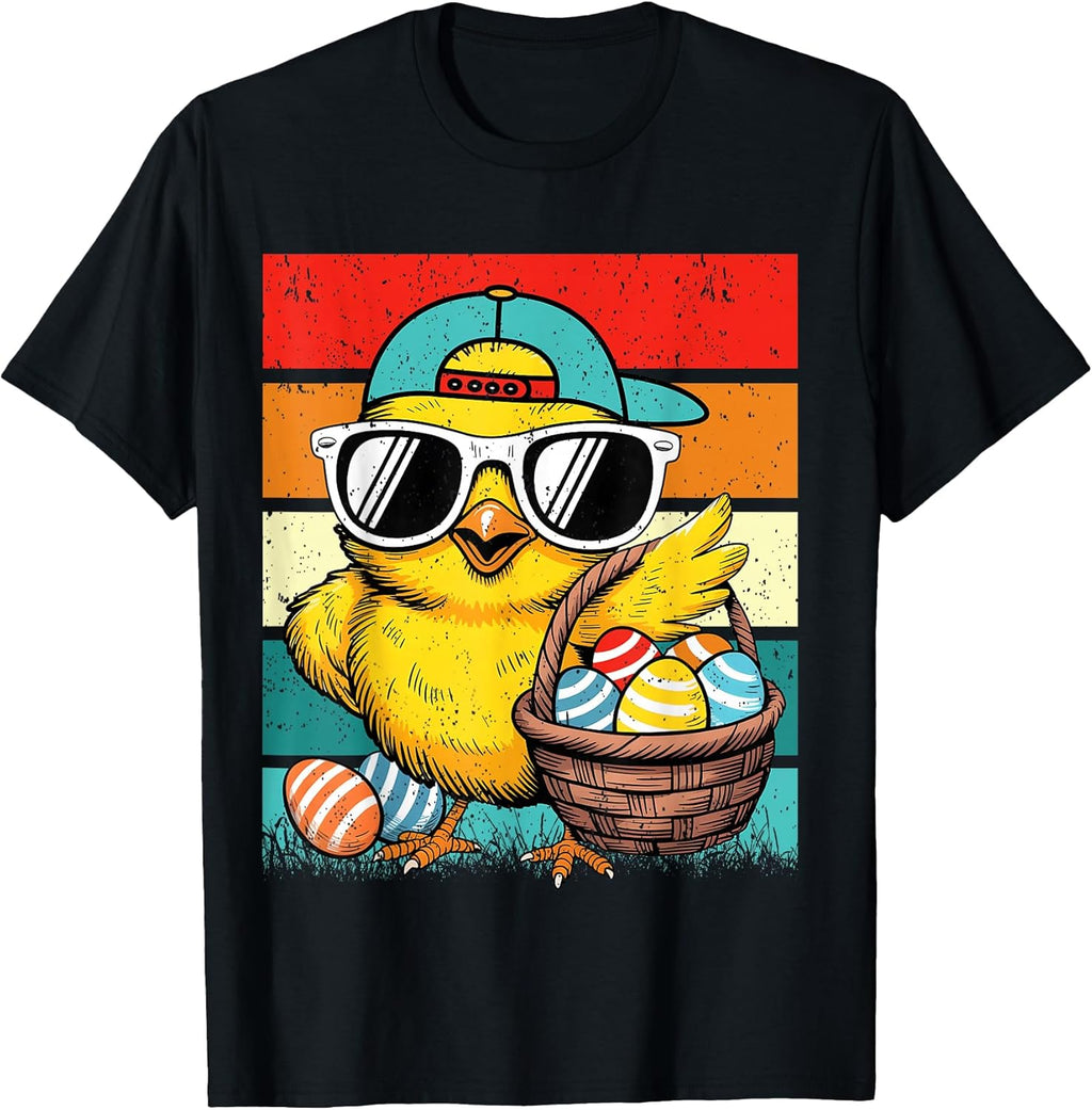 Happy Easter Chick Sunglasses Gat Unisex T-shirt, Sweatshirt, Hoodie, Long Sleeve Tee - T-Shirt, Sweatshirt, Hoodie