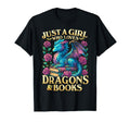 Dragon Reading Just Who Loves T-Shirt - Casual Everyday Wear for Adults - T-Shirt, Sweatshirt, Hoodie