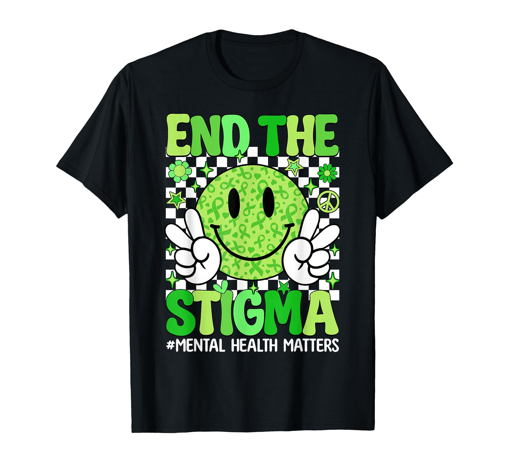 End Stigma Mental Health Matters T-Shirt - Minimalist Print Unisex - T-Shirt, Sweatshirt, Hoodie