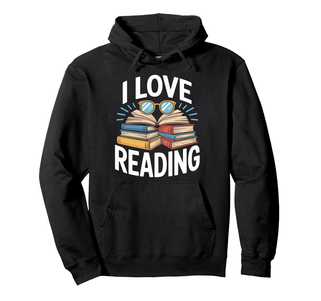 I Love Reading Bookworms Unite Enthusiast Hoodie - Aesthetic Graphic Unisex - T-Shirt, Sweatshirt, Hoodie