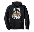 I Love Reading Bookworms Unite Enthusiast Hoodie - Aesthetic Graphic Unisex - T-Shirt, Sweatshirt, Hoodie