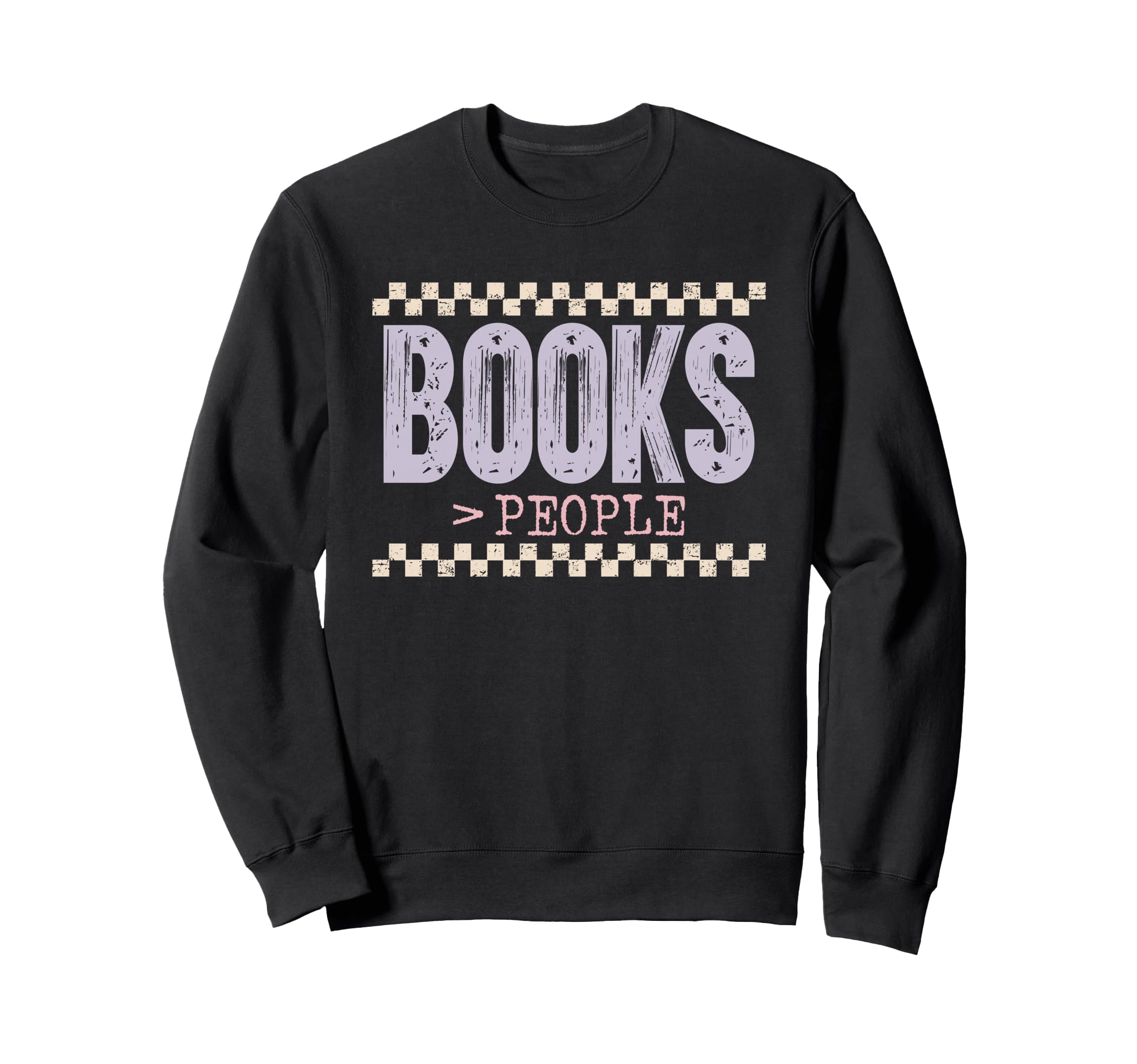 Books Over People Introvert Reader Sweatshirt - Novelty Apparel Men Women - T-Shirt, Sweatshirt, Hoodie