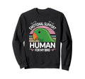 Male Eclectus Parrot Emotional Sweatshirt - Fun Novelty Design Unisex - T-Shirt, Sweatshirt, Hoodie