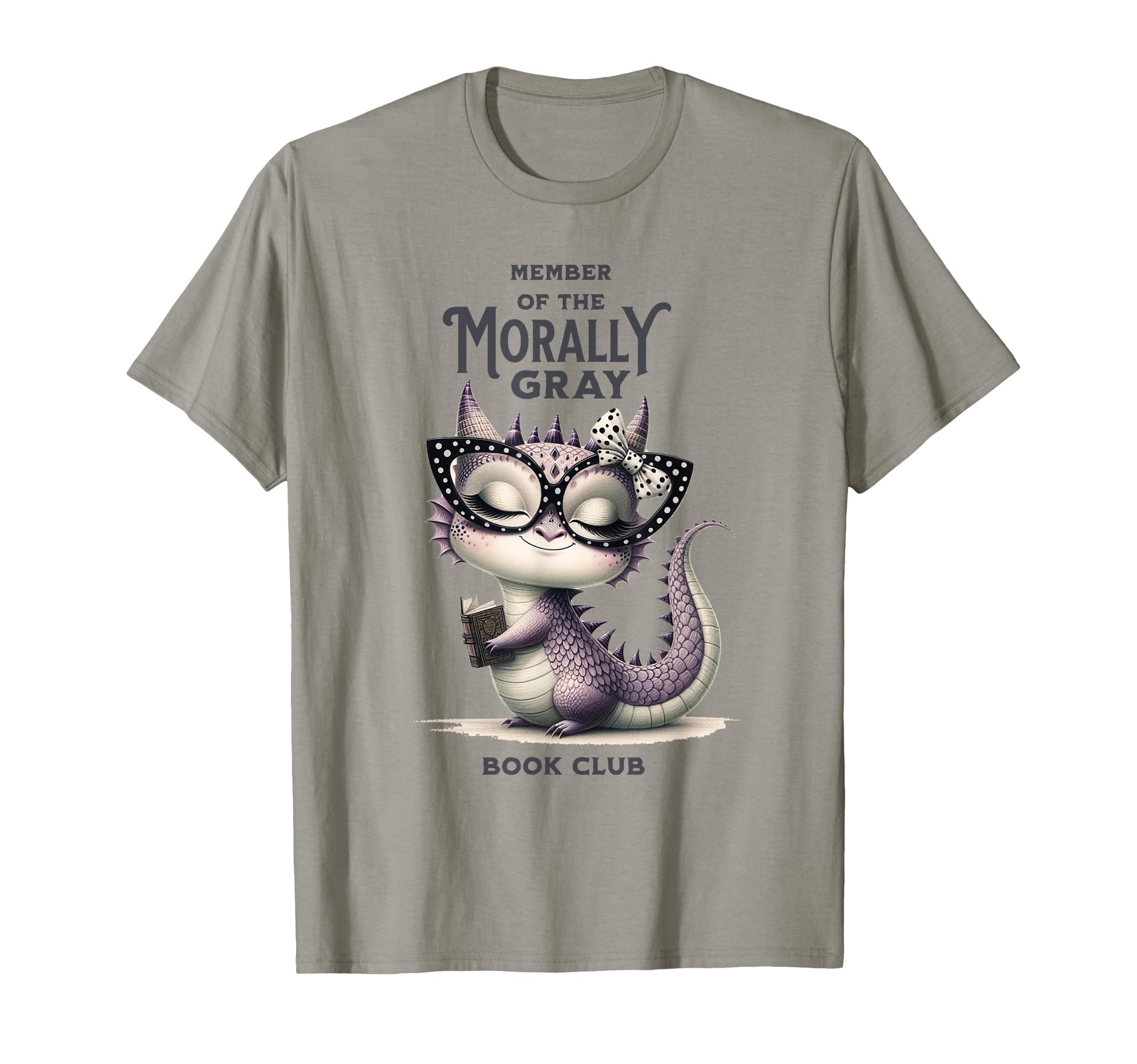 Fantasy Reader Dragon Morally Gray T-Shirt - Aesthetic Graphic Unisex - T-Shirt, Sweatshirt, Hoodie