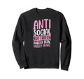 Antisocial Butterfly Rarely Seen Sweatshirt - Custom Art Print for Adults - T-Shirt, Sweatshirt, Hoodie