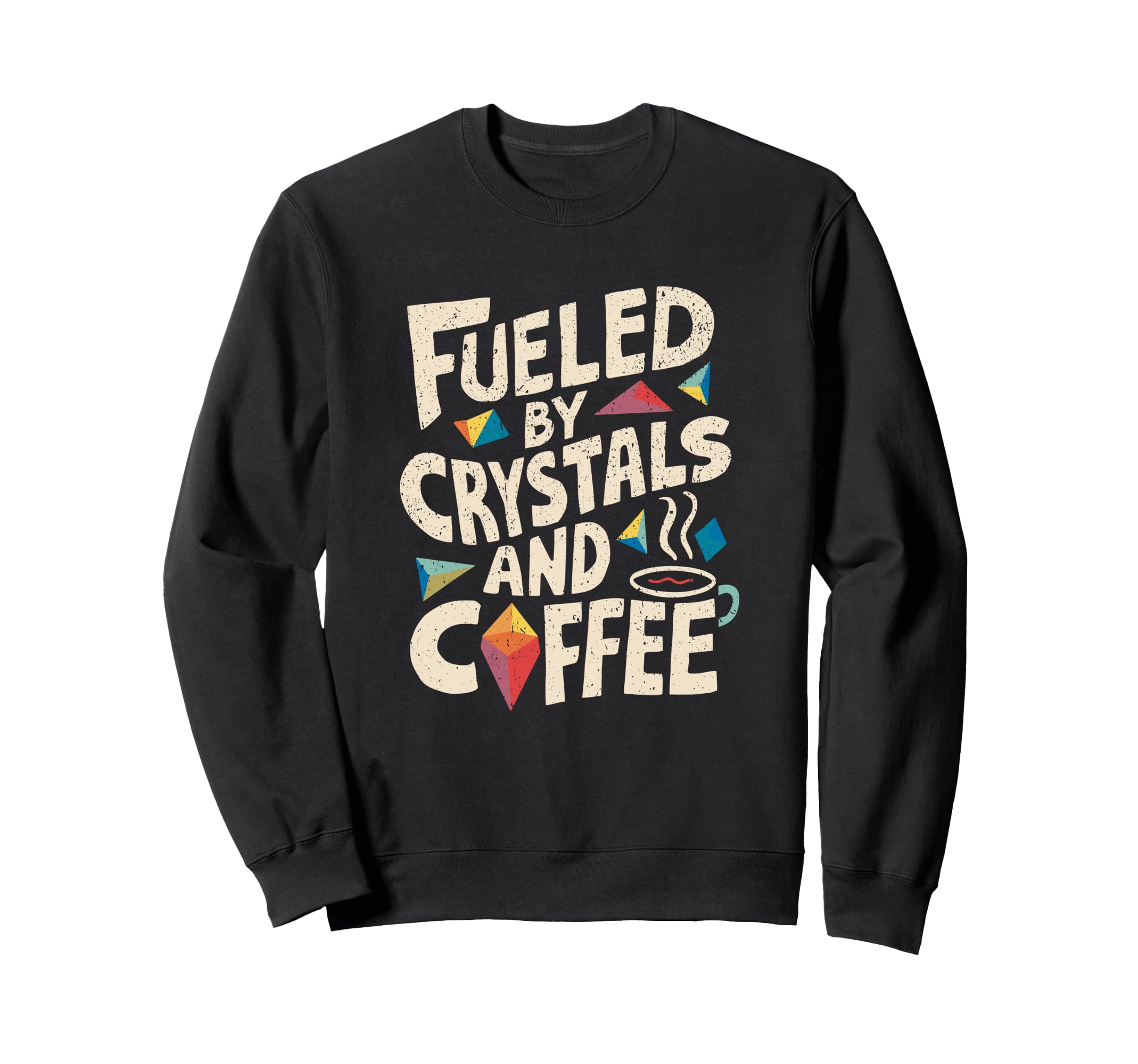 Morning Ritual Coffee Crystals Sweatshirt - Trendy Graphic Men Women - T-Shirt, Sweatshirt, Hoodie