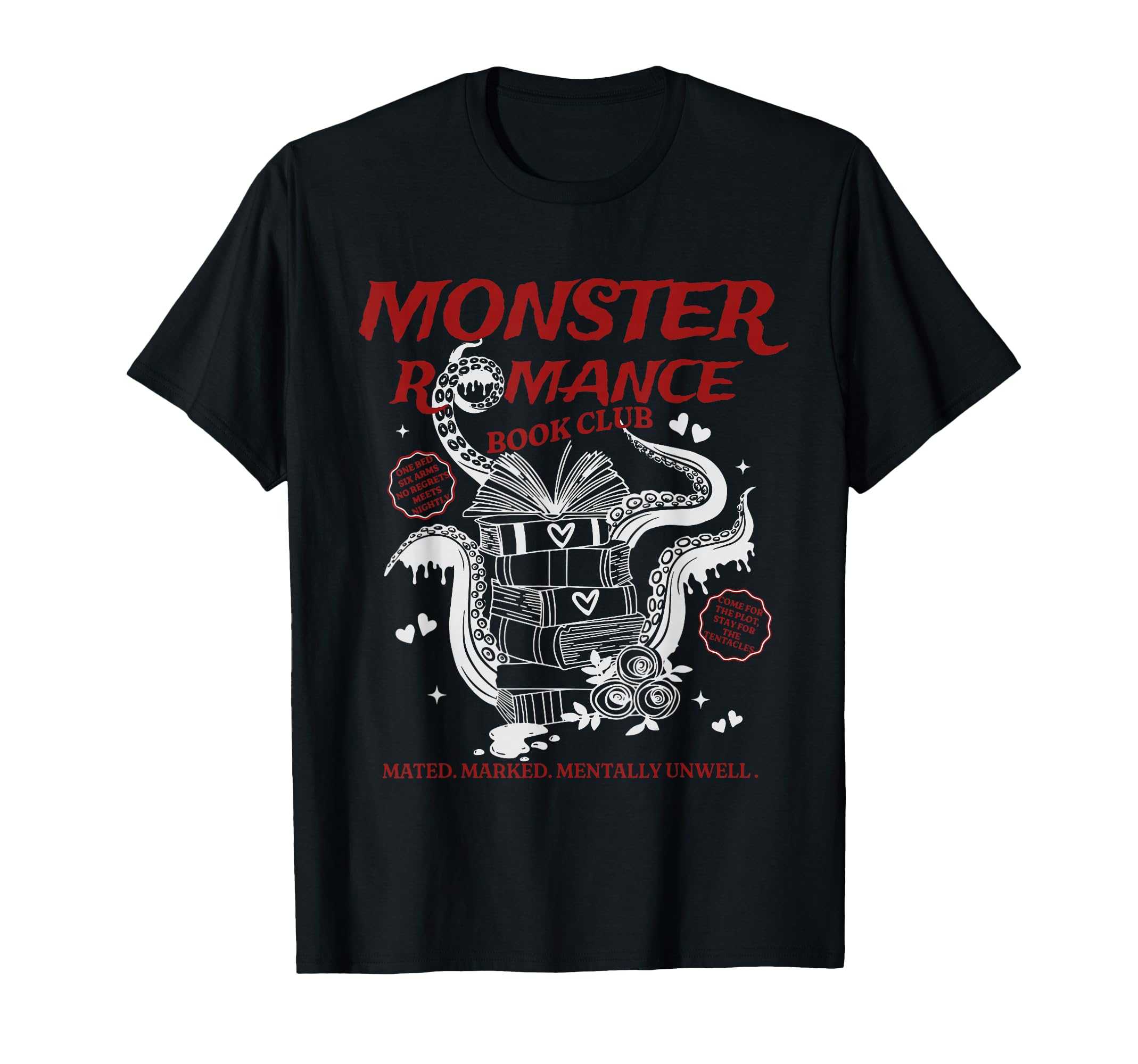 Monster Romance Book Club Trope T-Shirt - Casual Everyday Wear for Adults - T-Shirt, Sweatshirt, Hoodie