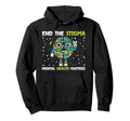Mental Health Awareness End Stigma Hoodie - Aesthetic Graphic for Adults - T-Shirt, Sweatshirt, Hoodie