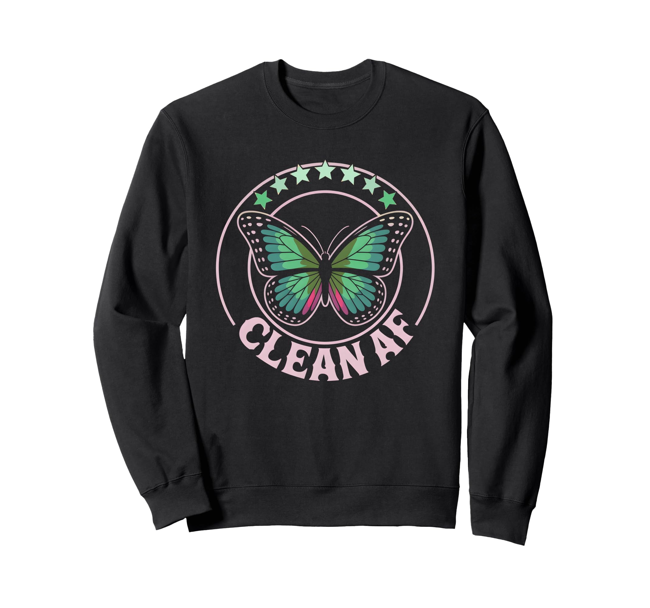 Kawaii Clean Af Still Sober Bitches Sweatshirt - Unique Graphic Men Women - T-Shirt, Sweatshirt, Hoodie