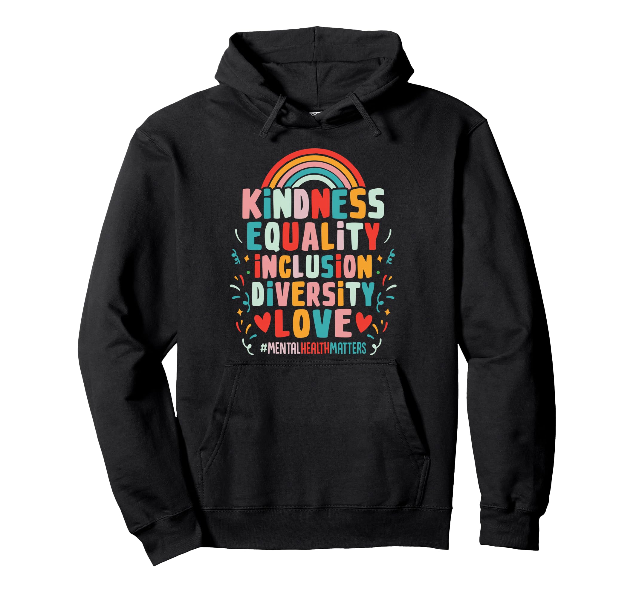 Mental Health Awareness Mental Health Hoodie - Aesthetic Graphic Men Women - T-Shirt, Sweatshirt, Hoodie