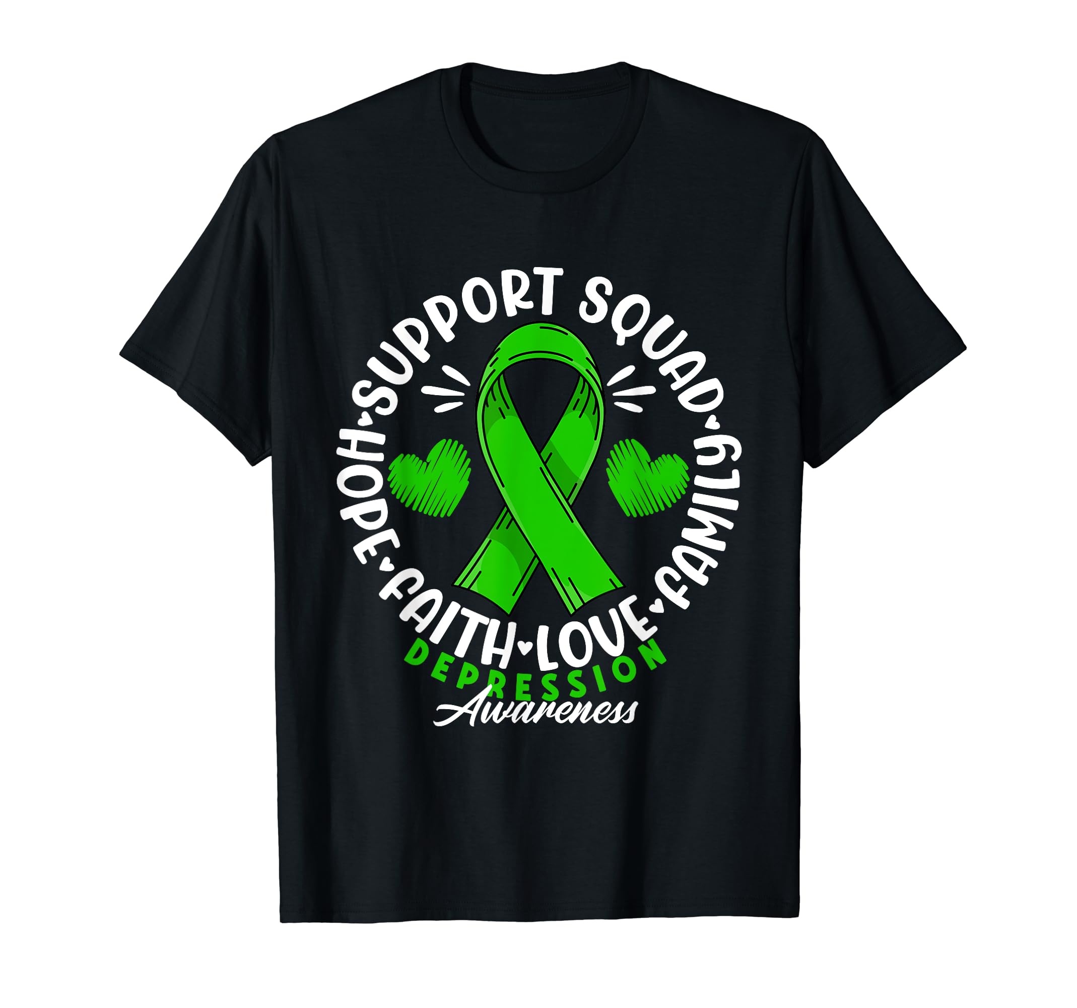 Support Awareness Squad I Mental T-Shirt - Custom Art Print Men Women - T-Shirt, Sweatshirt, Hoodie