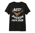Best Buckin Papa Ever Funny Deer T-Shirt - Custom Art Print for Adults - T-Shirt, Sweatshirt, Hoodie