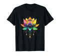 Bohemian Rainbow Lotus Flower Yoga T-Shirt - Custom Art Print for Adults - T-Shirt, Sweatshirt, Hoodie