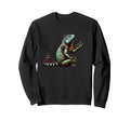 Meditation Iguana Yoga Pose Sweatshirt - Fun Novelty Design for Adults - T-Shirt, Sweatshirt, Hoodie