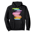 Positive Affirmation I Am Strong Be Hoodie - Custom Art Print Men Women - T-Shirt, Sweatshirt, Hoodie