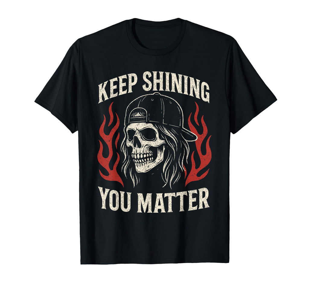 You Matter Suicide Prevention Mental T-Shirt - Minimalist Print for Adults - T-Shirt, Sweatshirt, Hoodie
