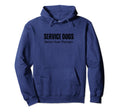 Service Dogs Better Than Therapy Hoodie - Fun Novelty Design for Adults - T-Shirt, Sweatshirt, Hoodie