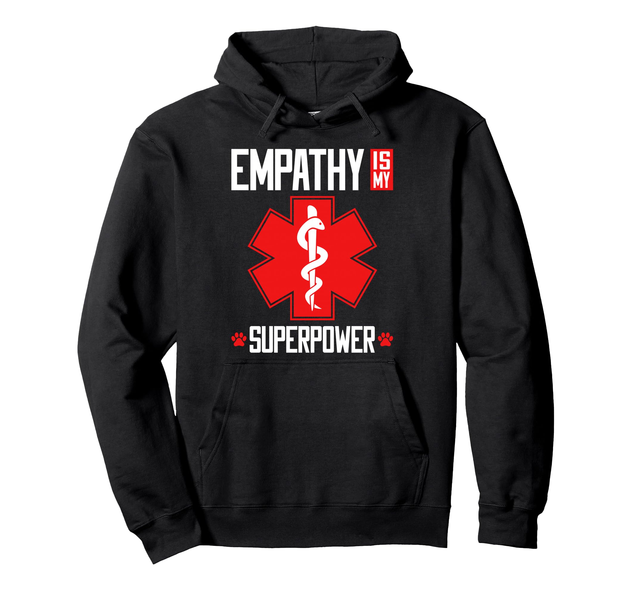 Emotional Support Human Empathy Service Hoodie - Unique Graphic for Adults - T-Shirt, Sweatshirt, Hoodie