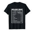 Funny Job Title Nutrition Facts Mental T-Shirt - Aesthetic Graphic Unisex - T-Shirt, Sweatshirt, Hoodie