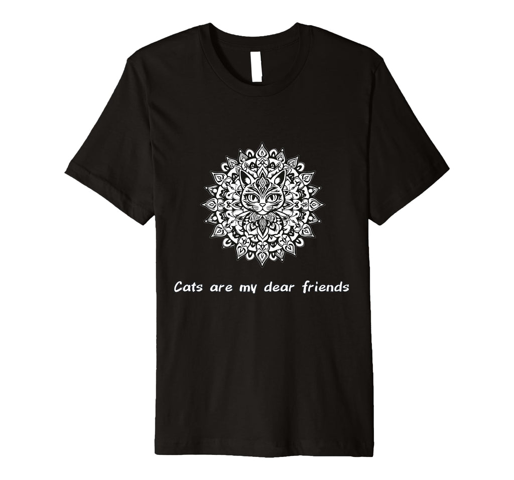 Cats Are My Best Friends Sacred T-Shirt - Fun Novelty Design for Adults - T-Shirt, Sweatshirt, Hoodie