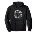 Colorful Heart Mandala Mindfulness And Hoodie - Graphic Print for Adults - T-Shirt, Sweatshirt, Hoodie