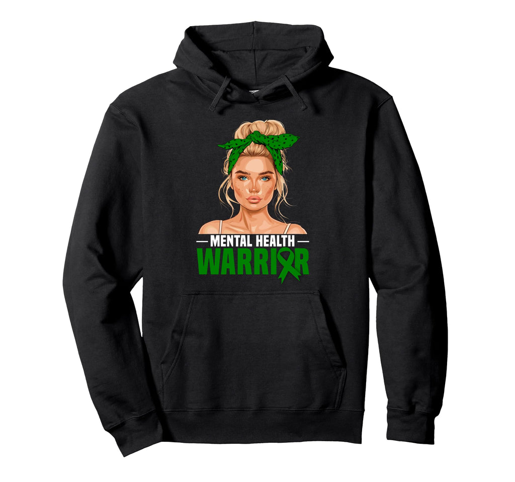 Mental Health Awareness Month Hoodie - Casual Everyday Wear Men Women - T-Shirt, Sweatshirt, Hoodie