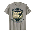 Certified Smut Scholar Romance Book T-Shirt - Novelty Apparel for Adults - T-Shirt, Sweatshirt, Hoodie