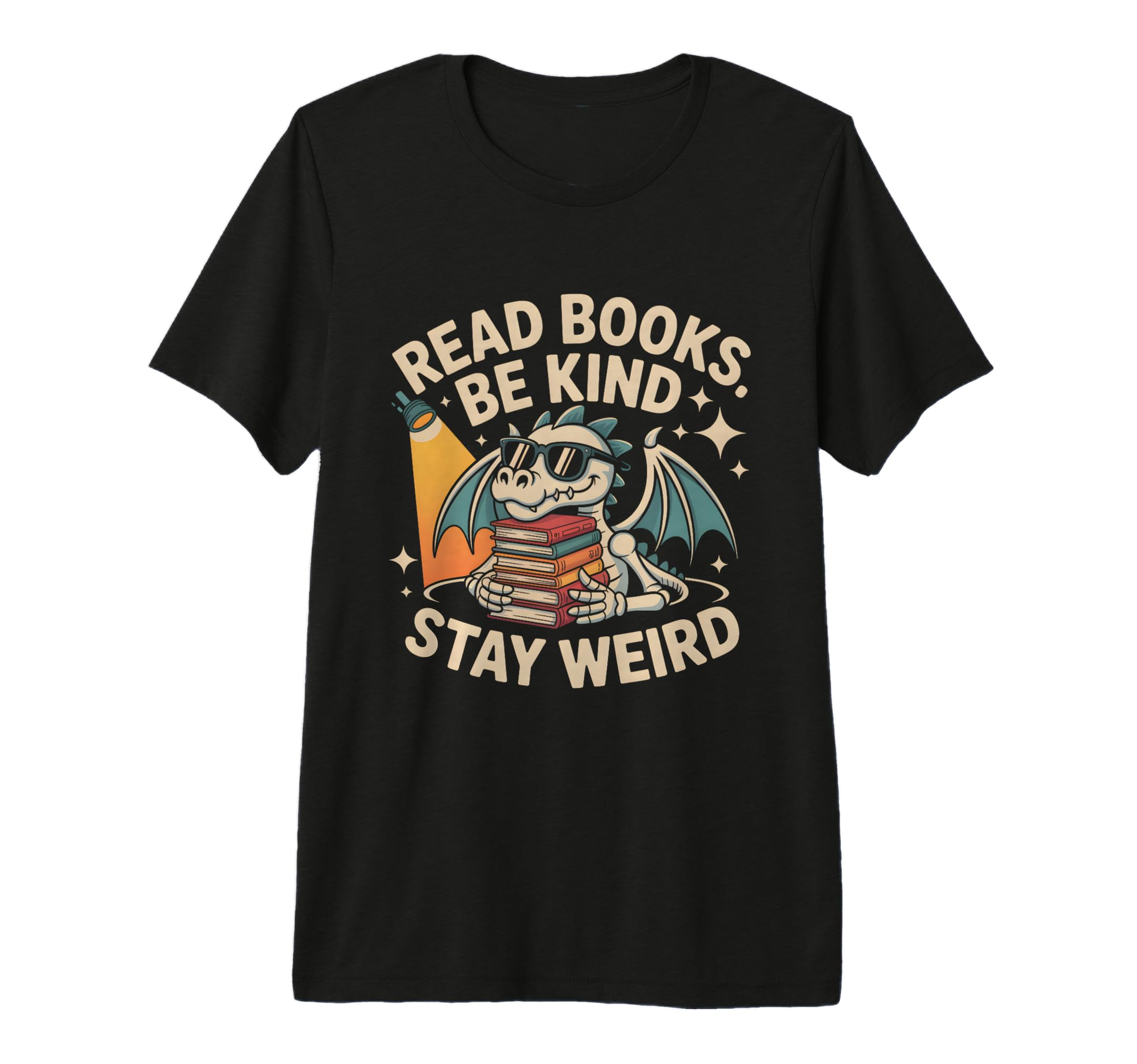 Read Books Be Kind Stay Weird Book T-Shirt - Aesthetic Graphic for Adults - T-Shirt, Sweatshirt, Hoodie