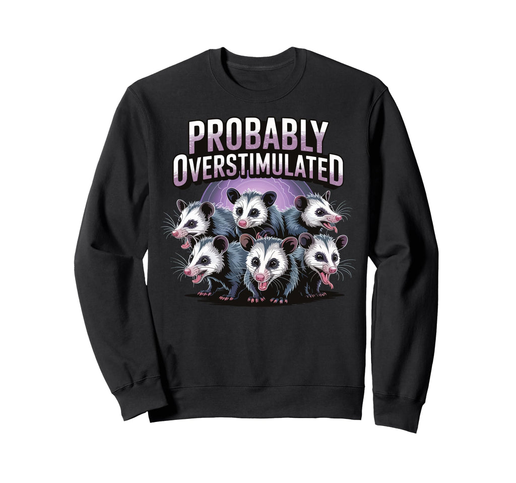 Anxiety Introvert Mental Health Sweatshirt - Fun Novelty Design for Adults - T-Shirt, Sweatshirt, Hoodie