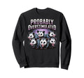 Anxiety Introvert Mental Health Sweatshirt - Fun Novelty Design for Adults - T-Shirt, Sweatshirt, Hoodie