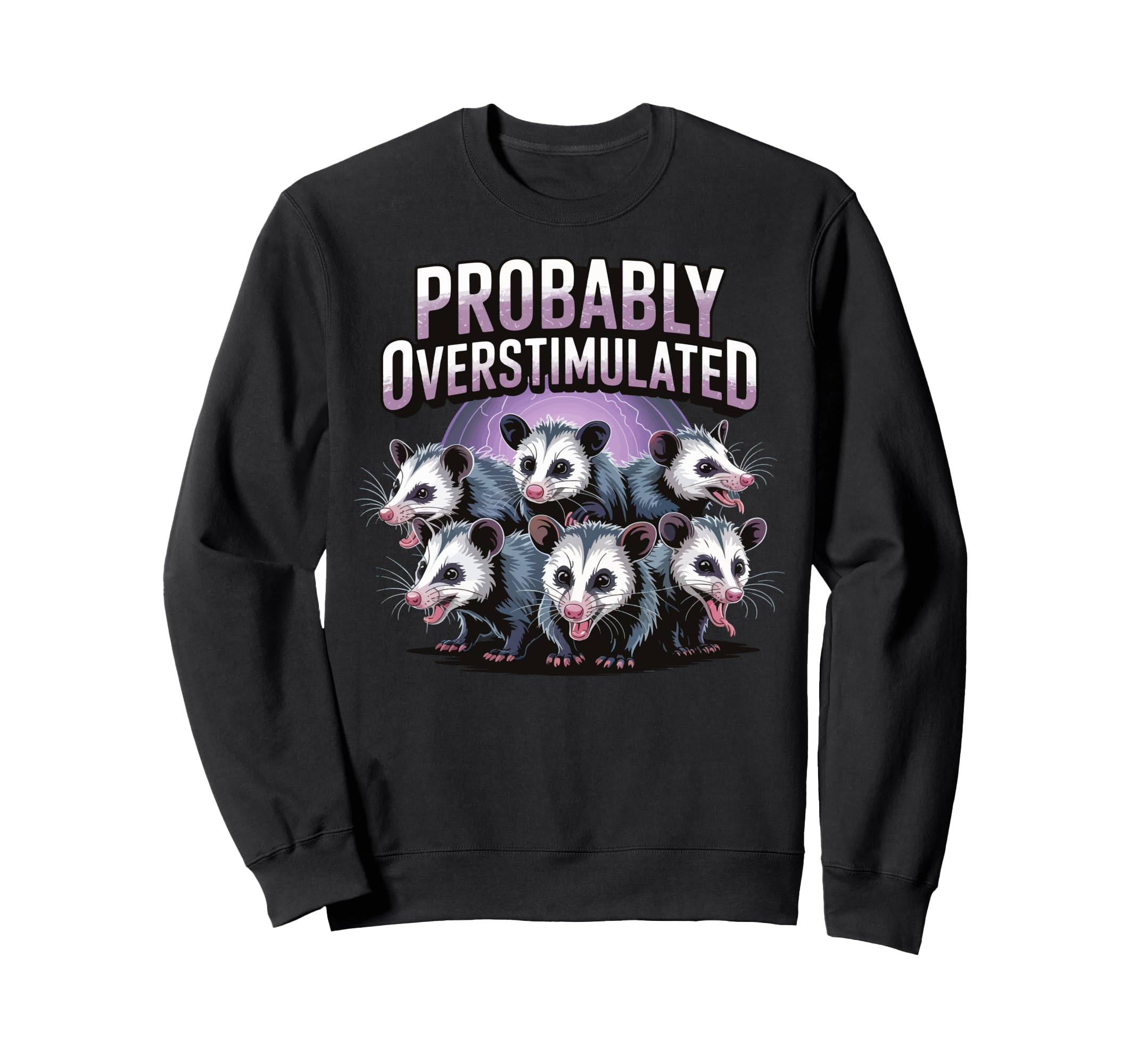 Anxiety Introvert Mental Health Sweatshirt - Fun Novelty Design for Adults - T-Shirt, Sweatshirt, Hoodie