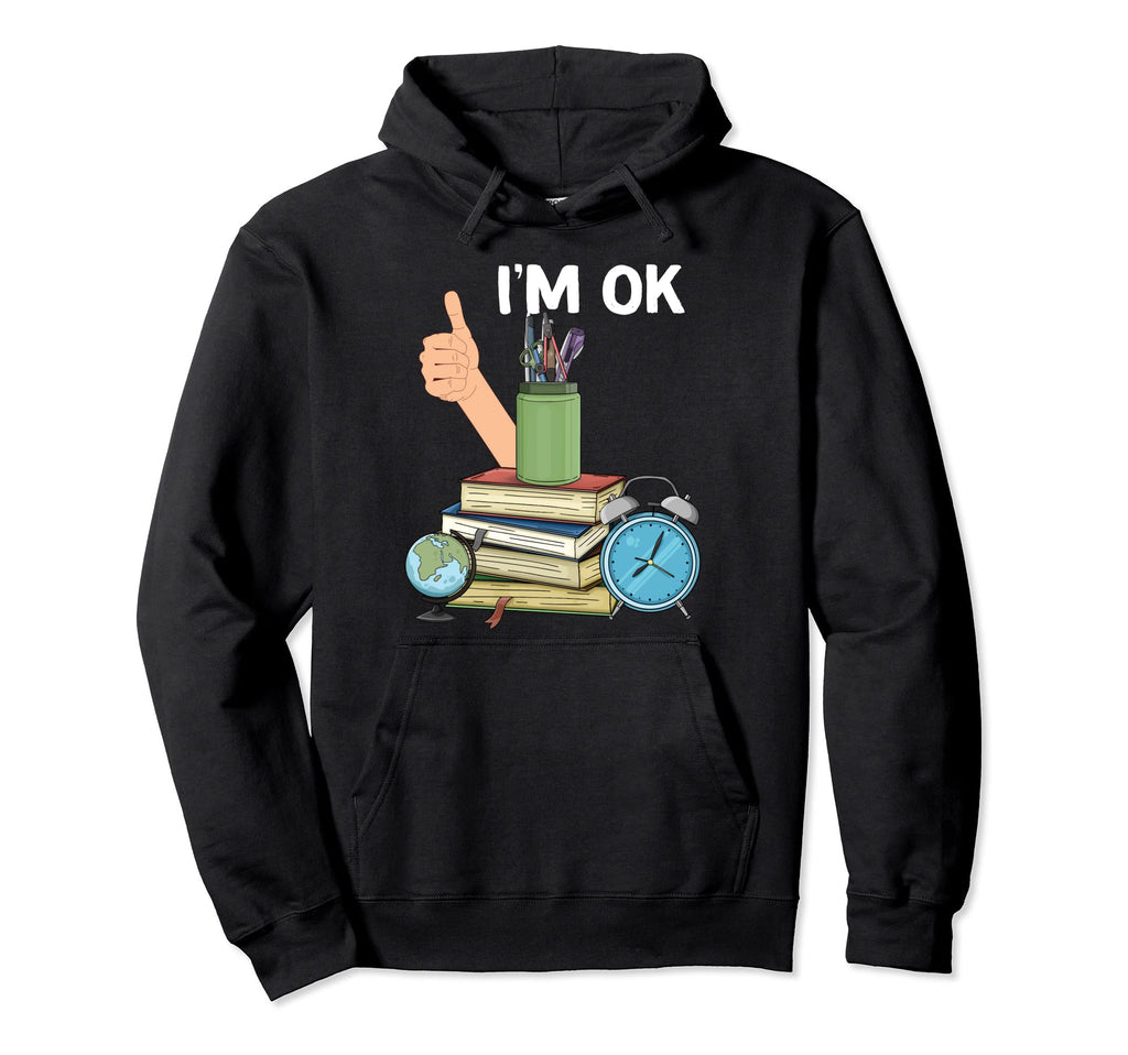 Book Lovers Im Ok National Book Hoodie - Aesthetic Graphic Men Women - T-Shirt, Sweatshirt, Hoodie