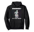 Funny Bookworm Dragon Reader Library Book Hoodie - Novelty Apparel Unisex - T-Shirt, Sweatshirt, Hoodie
