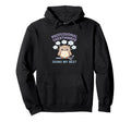 Professional Overthinker Owl Doing My Best Hoodie - Novelty Apparel Unisex - T-Shirt, Sweatshirt, Hoodie