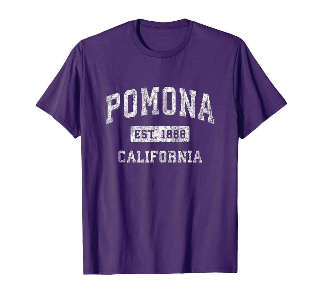 Pomona California Ca Established Sports T-Shirt - Custom Art Print Unisex - T-Shirt, Sweatshirt, Hoodie