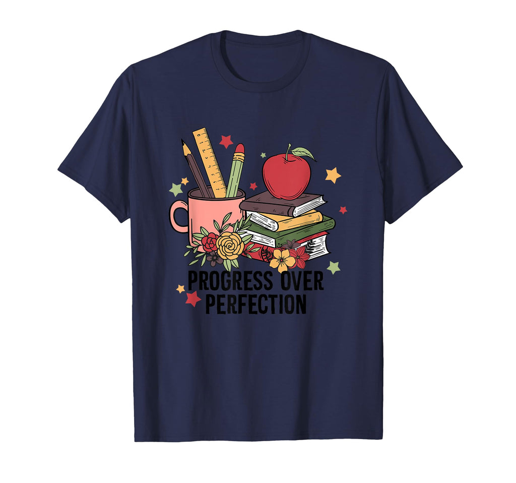 Progress Over Perfection T-Shirt - Aesthetic Graphic for Adults - T-Shirt, Sweatshirt, Hoodie