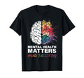 Mental Health Matters End Stigma Tie T-Shirt - Casual Everyday Wear Unisex - T-Shirt, Sweatshirt, Hoodie