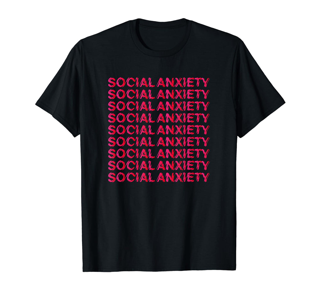 Social Anxiety Shirts Capsule T-Shirt - Minimalist Print Unisex - T-Shirt, Sweatshirt, Hoodie